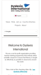 Mobile Screenshot of dyslexia-international.org